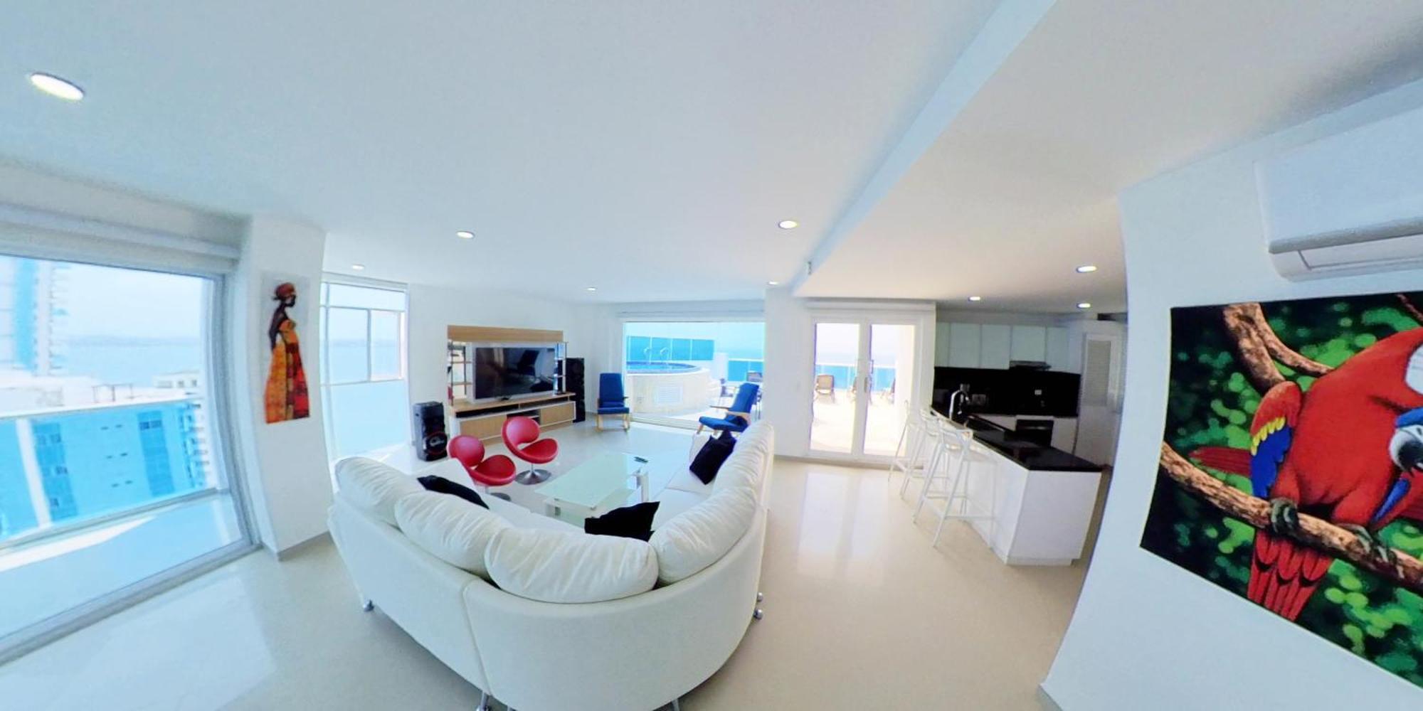 Ocean View Spacious Penthouses With Big Terraces And Over 318 Square Meters Cartagena ภายนอก รูปภาพ